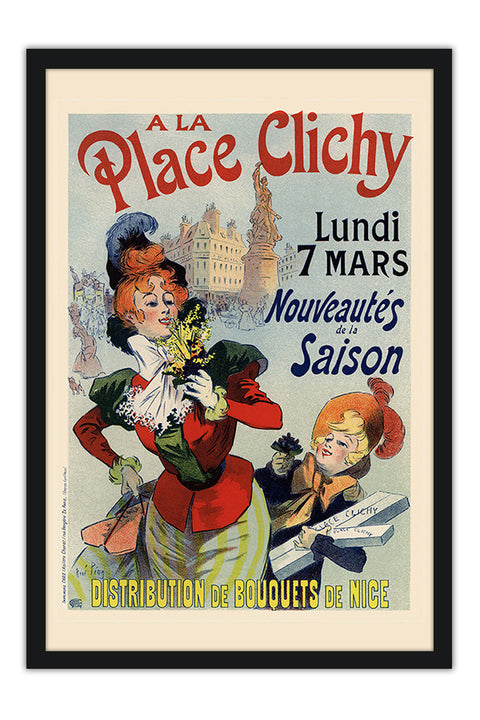 Poster A la Place Clichy - La Belle Époque - Vintage