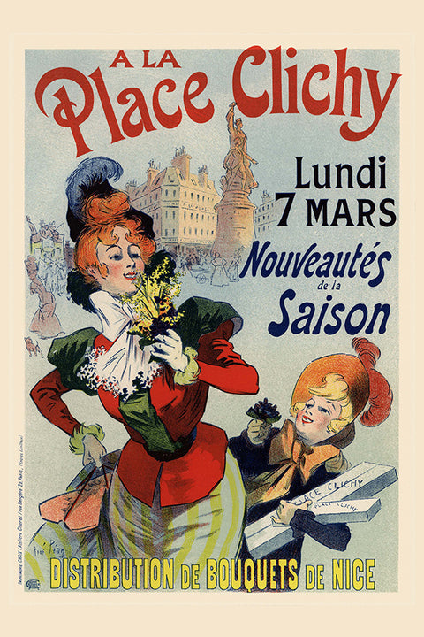 Poster A la Place Clichy - La Belle Époque - Vintage