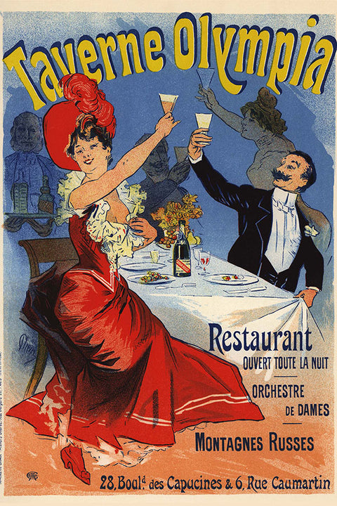 Poster Taverne Olympia - La Belle Époque - Vintage