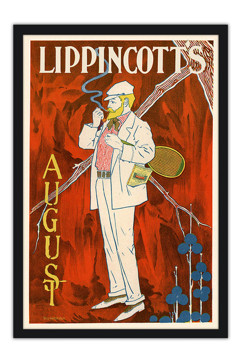 Poster Lippincott's - La Belle Époque - Vintage