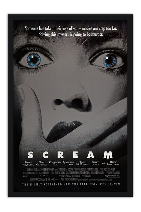Poster Scream 1996 - Pânico 1996 - Terror - Filmes