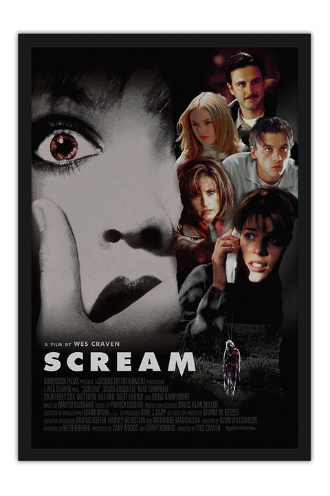 Poster Scream 1996 - Pânico 1996 - Terror - Filmes