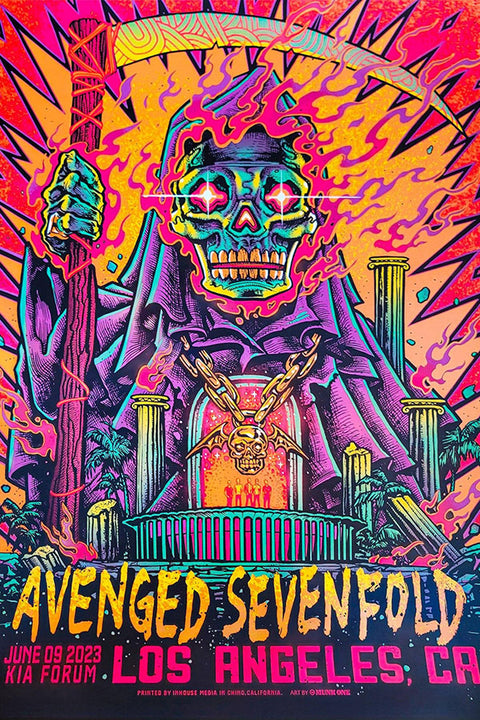Poster Avenged Sevenfold - A7X - Bandas de Rock