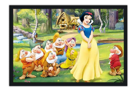 Poster Branca de Neve e os Sete Anões - Princesa - Infantil