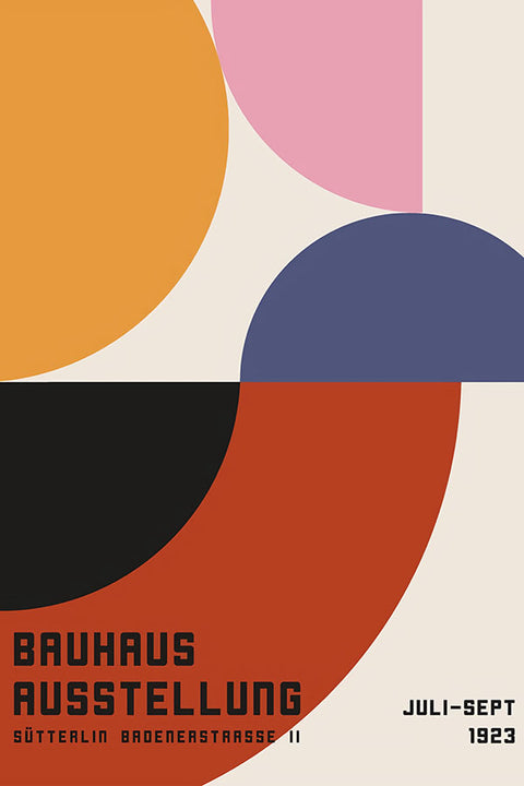 Poster Bauhaus Ausstellung - Misc - Frases