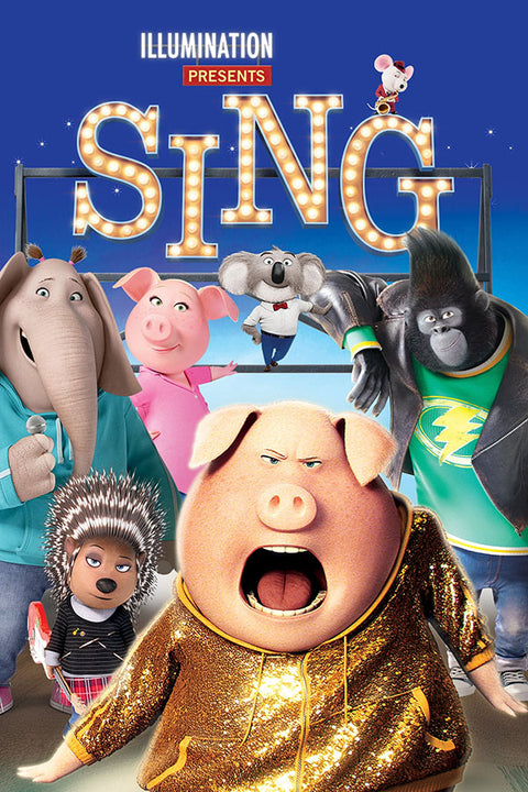 Poster Sing - Infantil - Filmes