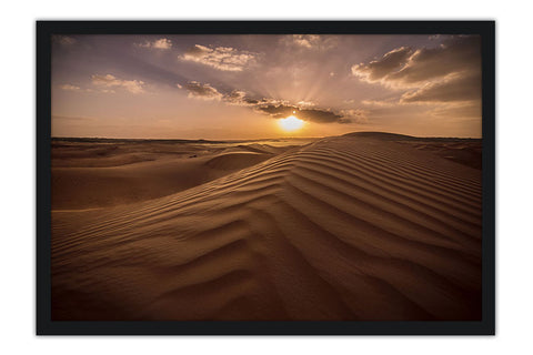Poster Deserto E Sol - Fotografia - Lugares - Paisagens