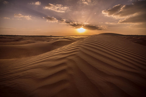 Poster Deserto E Sol - Fotografia - Lugares - Paisagens