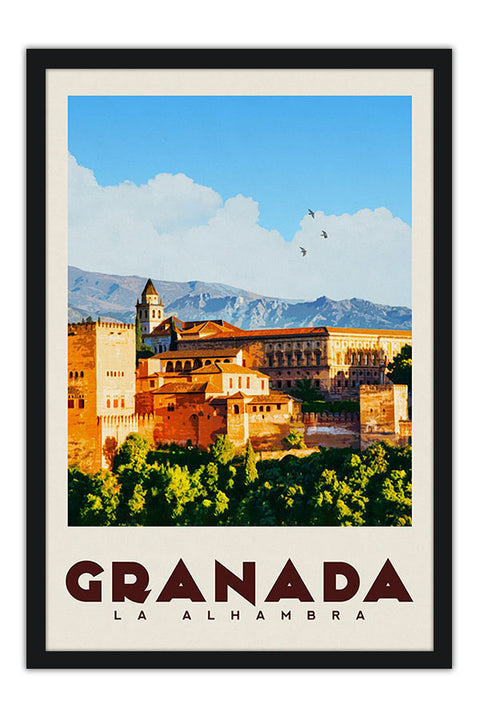 Poster Granada La Alhambra - Turismo - Misc