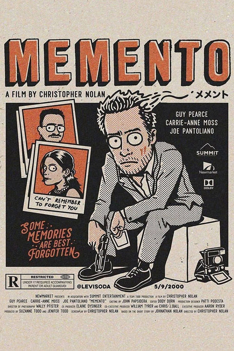 Poster Memento - Amnésia - Alternativo - Misc - Filmes