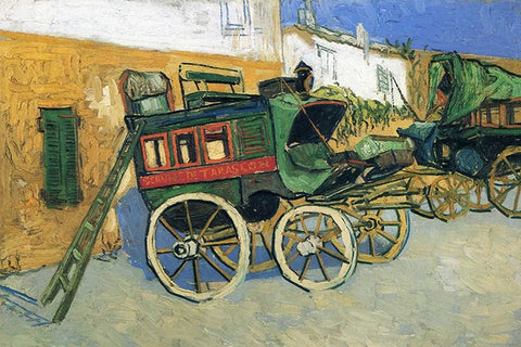 Poster Vincent Van Gogh - Tarascon Stage Coach, 1888 - Obras de Arte