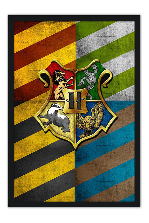 Poster Harry Potter Conceitual - Casas de Hogwarts - Filmes