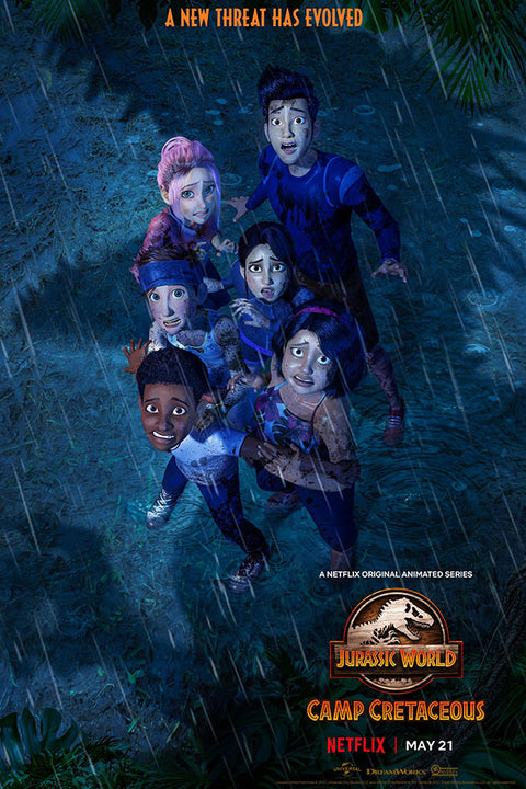 Poster Jurassic World - Camp Cretaceous - Desenhos - Infantil