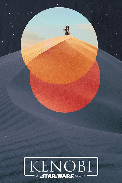 Poster Obi Wan Kenobi - Star Wars - Séries