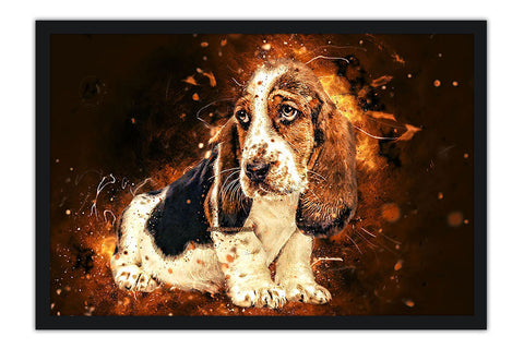 Poster Cachorro - Coleção Colors - Animais