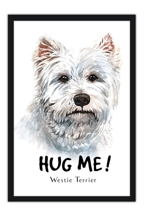 Poster Cachorro - Frase - Coleção Colors - Animais