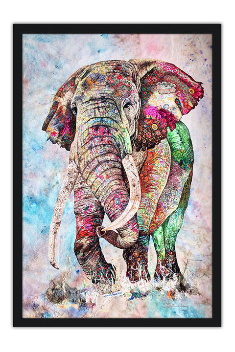 Poster Elefante - Coleção Colors - Animais