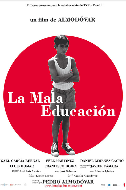 Poster Má Educação - La Mála Educacion - Almodovar - Filmes