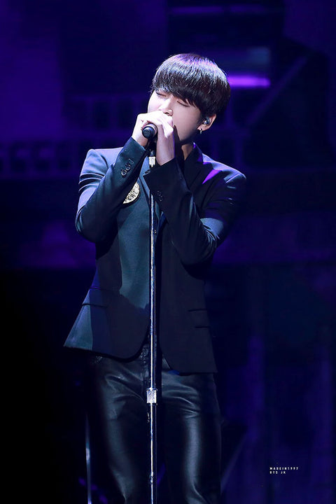 Poster Jeon Jung Kook - BTS - Cantor - K-Pop