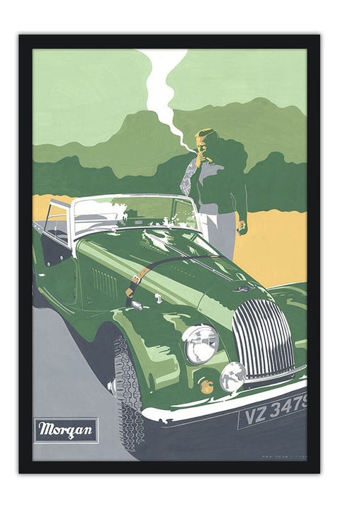Poster Coleção - Morgan - Carro Antigo - Art Deco