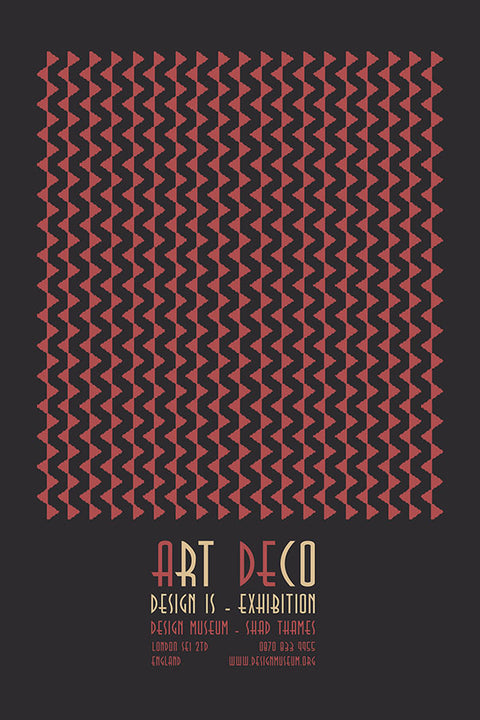 Poster Coleção - Design is Exhibition - Art Deco