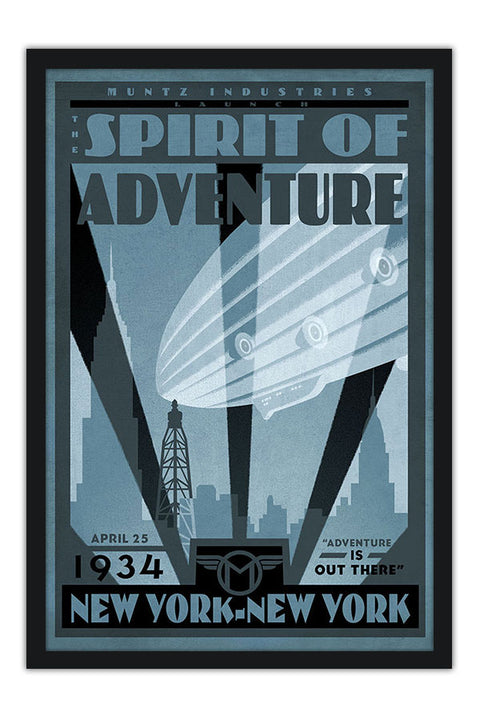 Poster Coleção - Spirit of Adventure - New York - Art Deco