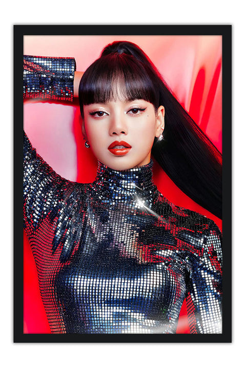 Poster Lisa - Blackpink - Cantora - K-Pop