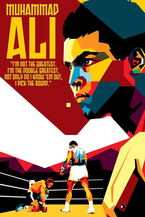 Poster Muhammad Ali - Pop Art