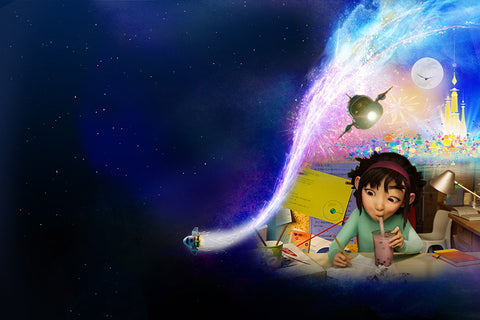 Poster A Caminho Da Lua - Filmes - Infantis