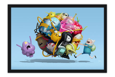 Poster A Hora Da Aventura - Adventure Time - Infantil