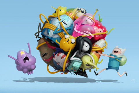 Poster A Hora Da Aventura - Adventure Time - Infantil