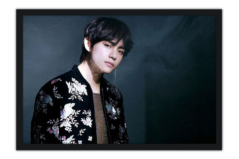 Poster V - Bts - Kim Tae Hyung - Cantor - K-Pop