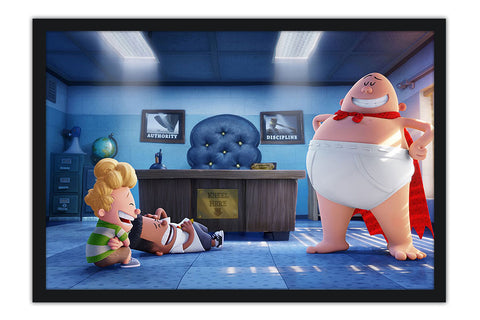 Poster Capitão Cueca - Infantil