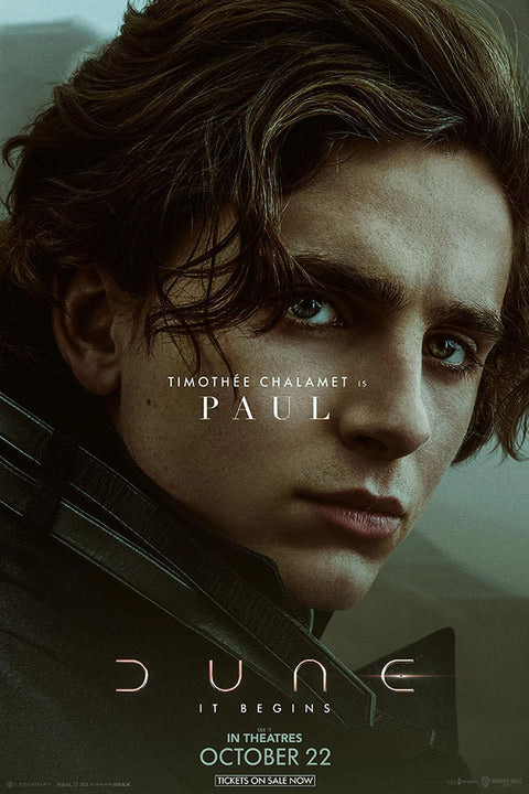 Poster Duna - Timothée Chalamet - Dune - Filmes