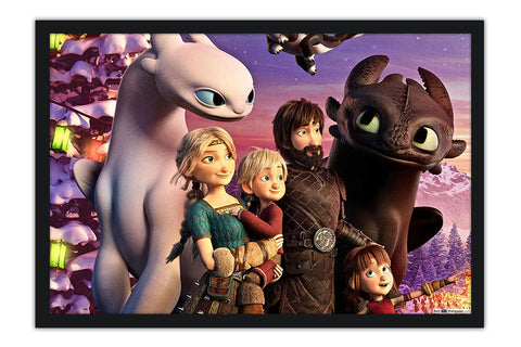 Poster Como Teinar O Seu Dragao 3 - Filmes - Infantil