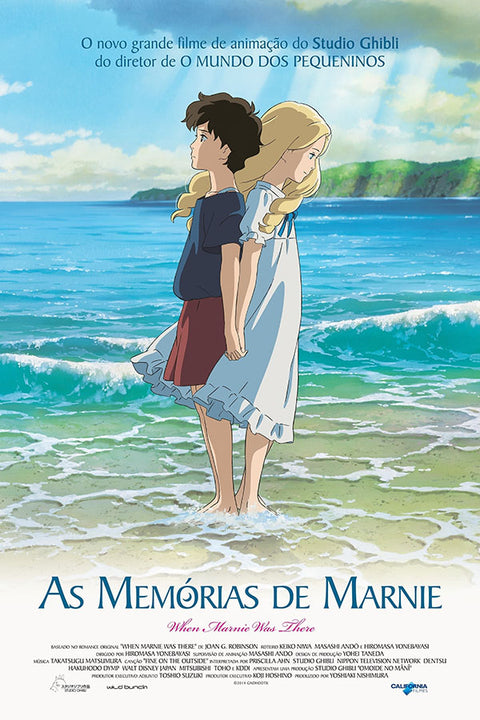 Poster As Memorias De Marnie - Estudio Ghibli - Filmes