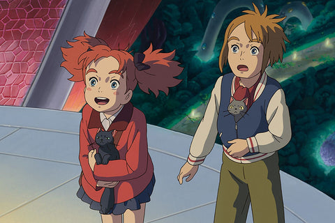 Poster Maria E A Flor Da Feiticeira - Estudio Ghibli - Filmes
