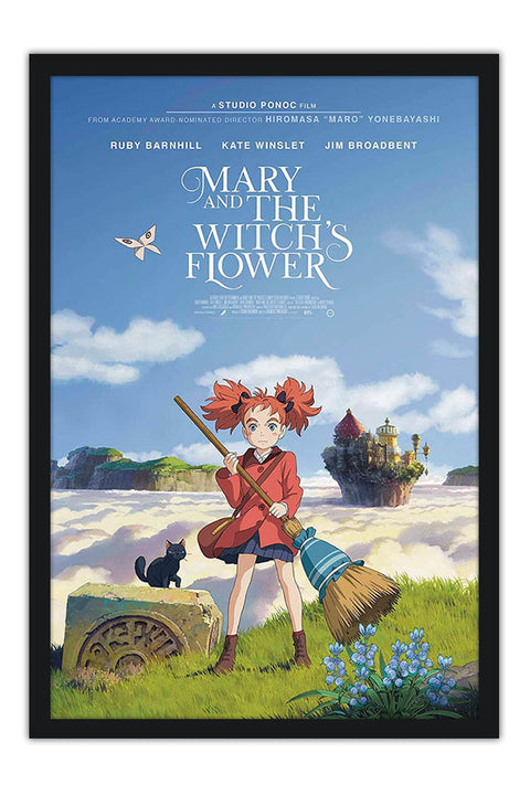 Poster Maria E A Flor Da Feiticeira - Estudio Ghibli - Filmes
