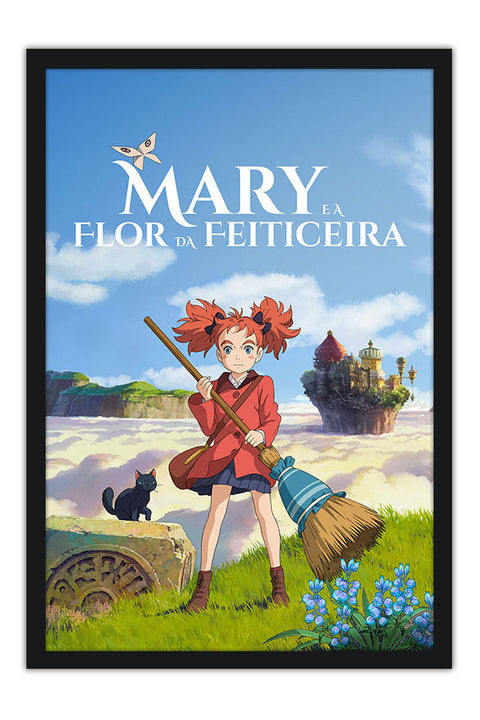 Poster Maria E A Flor Da Feiticeira - Estudio Ghibli - Filmes
