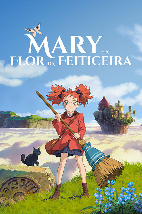 Poster Maria E A Flor Da Feiticeira - Estudio Ghibli - Filmes