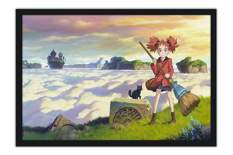 Poster Maria E A Flor Da Feiticeira - Estudio Ghibli - Filmes