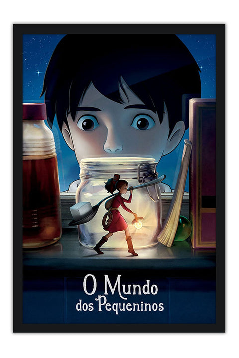 Poster O Mundo Dos Pequeninos - Estudio Ghibli - Filmes