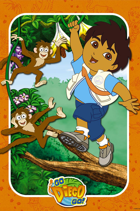 Poster Go Diego Go - Infantil