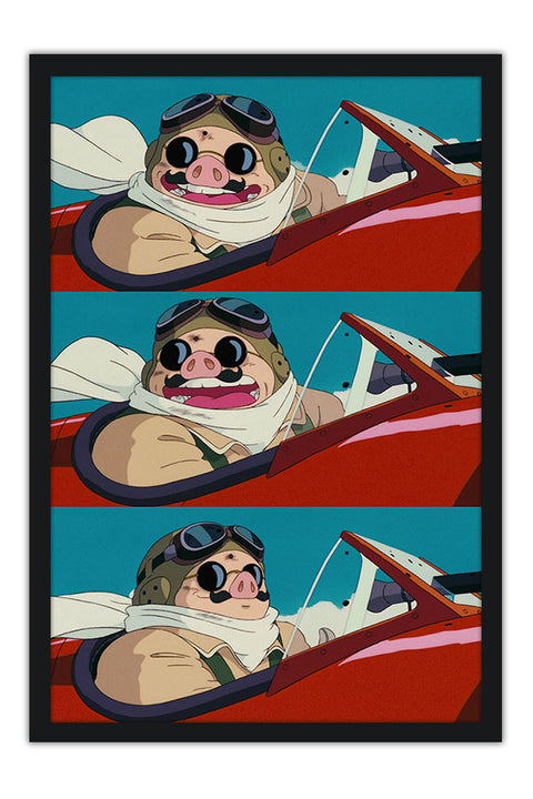Poster Porco Rosso - Estudio Ghibli - Filmes