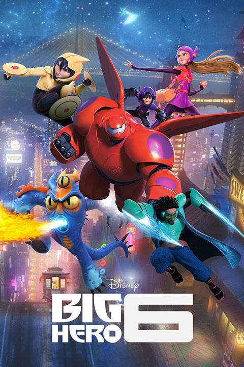 Poster Operação Big Hero - Filmes - Infantis