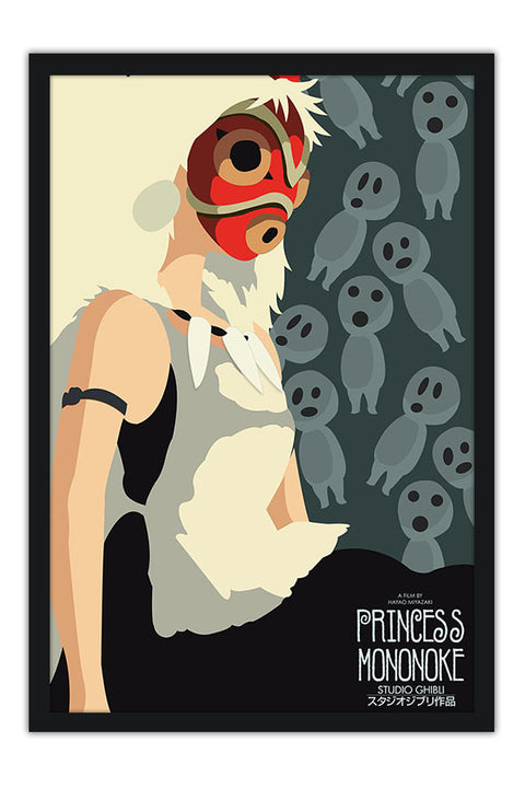 Poster Princesa Mononoke - Estudio Ghibli - Filmes
