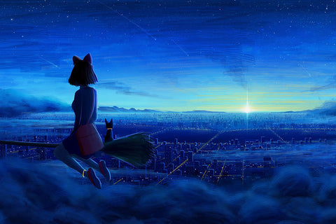 Poster Serviço de Entregas da Kiki - Estudio - Ghibli Filmes