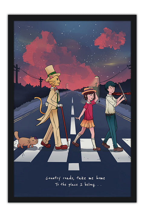 Poster Sussuros do Coração - Estudio Ghibli - Filmes