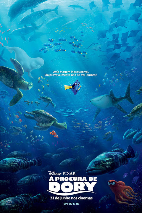 Poster Procurando Dory - Filmes - Infantis