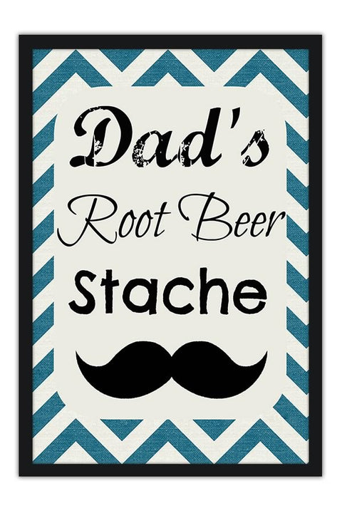 Poster Cerveja Dad's Rootbeer Stache - Cartaz